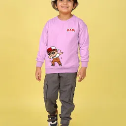 NUSYL Boys Printed Oversized Sweatshirt image 4