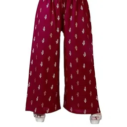 Aura Glam Pack Of 2 Ethnic Motifs Printed Flared Ethnic Palazzos image 2