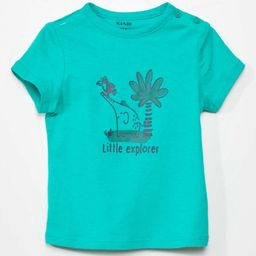 KIABI Boys Typography Printed Pure Cotton T-shirt-picture-32