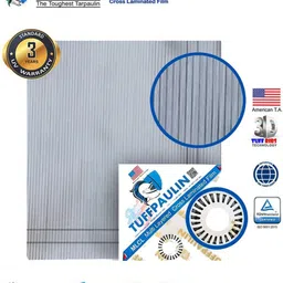 tuffpaulin 12FTX15FT-120GSM-SILVER Tent - For Truck body, Car, Bike, Grain Covers, Pond Liners-picture-17