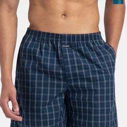 Jockey Men Checked Technology Shorts-picture-15