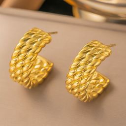 MYKI Contemporary Studs Earrings-picture-22