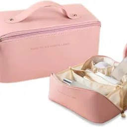 minara Cosmetic Bag for Makeup Organiser, Jewellery, Travel, Grooming Vanity Box Makeup and Jewellery Vanity Box image 1