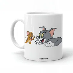 Mr UVD White & Grey Printed Ceramic Glossy Mugs Set of Cups and Mugs-image-27