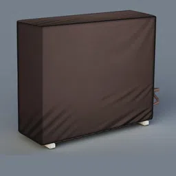 The Furnishing Tree Brown Printed Air Conditioner Cover image 2