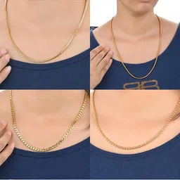 AanyaCentric Brass Gold-Plated Chain-picture-41