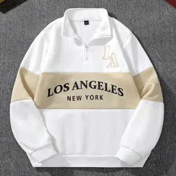 christy world Men Full Sleeve Color Block, Printed Sweatshirt-picture-12