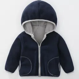 YK Boys Open Front Hooded Fleece Jacket-picture-7