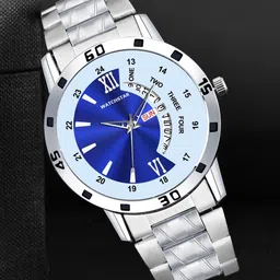 WATCHSTAR Men Dial & Stainless Steel Straps Analogue Watch DD roman BlueWC-picture-29