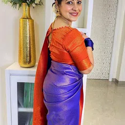 Mitera Woven Design Zari Banarasi Saree image 3