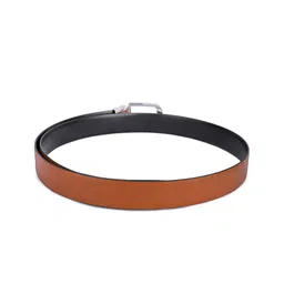 Metronaut Men Textured Reversible Formal Belt image 2