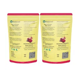 HerbsLand Set Of 2 Beetroot FacePack Powder With Vitamin C & Folic Acid- 100 g Each image 3