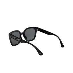 ZAADRAN Unisex Square Sunglasses with Polarised and UV Protected Lens Tokyo Black image 4
