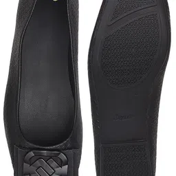 bata Women's Casual Formal Ballerina Shoes - Black - ( UK- 7 ) Bellies For Women image 4