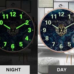 star work Analog 28.5 cm X 28.5 cm Wall Clock image 1