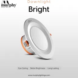murphy LED 6W BRIGHT Concealed box down light (Warm White , Pack of 20) Recessed Ceiling Lamp image 2