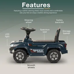 baybee Rideons & Wagons Non Battery Operated Ride On image 3