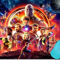 The Desi Monk Avenger Printed MousePad for Computer, PC, Laptop Non Slip Base Mousepad image 4