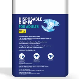 sanmax Adult Diaper Tape Style|Japanese Polymer Power|12 hr Protection|50PC (M) - M image 3