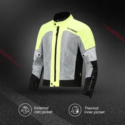 tvs Racing Challenger Riding Protective Jacket image 2