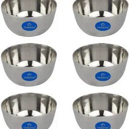 omkarixa Stainless Steel Serving Bowl Apple Bowls / Katori for Curry, Dal, Soup & Dessert-picture-24