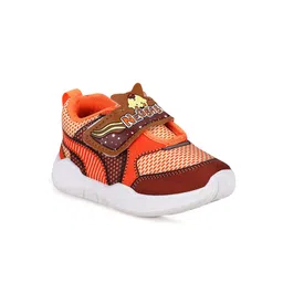 NEOBABY Unisex Kids Orange Woven Design Sneakers-picture-30