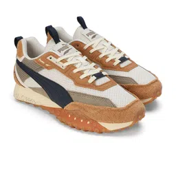 Puma Palermo Blktop Rider Preppy Unisex Colorblock Lace Ups Round Toe Sneakers-picture-17
