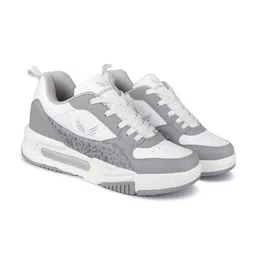 BERSACHE Men Colourblocked Leather Sneakers image 1