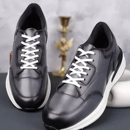LOUIS STITCH Men's Leatherette Sneaker Cushioned Casual Shoes-picture-26