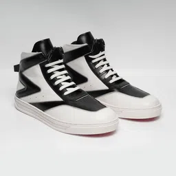 ZEESH Men Colourblocked Leather Slip-On Sneakers-picture-34