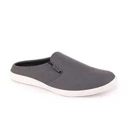 FAUSTO Men Grey Slip-On Sneakers image 3