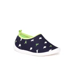 Bubblegummers Boys Blue Printed Slip-On Sneakers-image-69