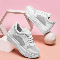 Try Me Women Textured Sneakers image 1