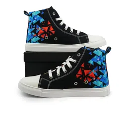 KobSook Women Mid Top Printed Lightweight Canvas Sneakers-picture-35