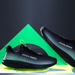 Jack & Jones Men Textured Mesh Memory Foam Insole Sneakers-picture-29