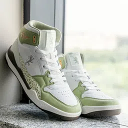 Red Tape Men Mid Top Colourblocked Sneakers image 1