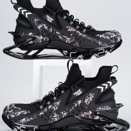 Atom Men Printed Lace-Up Sneakers-picture-36