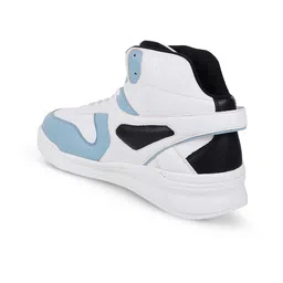 Metro Men Colourblocked Round Toe Mesh Sneakers image 5