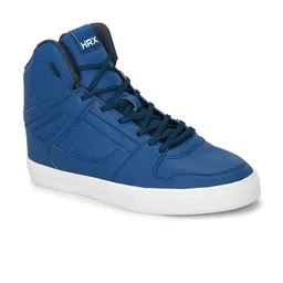 HRX by Hrithik Roshan Men Teal Green Textured Round Toe Sneakers image 3