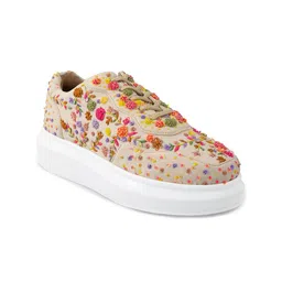 Anaar Women The Corsage Classic Embellished Lightweight Slip-On Sneakers image 5