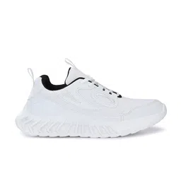 Roadster Men White Solid Sneakers image 3