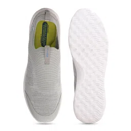 Power Men Grey Woven Design Slip-On Sneakers image 3