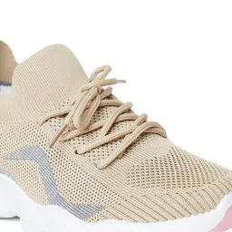 Goldstar Women Textured Contrast Sole Slip-On Sneakers image 4