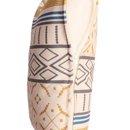 STITCHNEST Multicoloured Set of 5 Ethnic Motifs Square Cushion Covers image 5