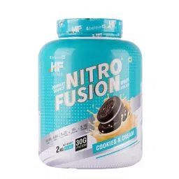 healthfarm HF Series Nitro Fusion Whey Isolate Protein with Creatine, EAA and glutamine|30G PROTEIN|62 servings 2kg - 4.4lbs-picture-14