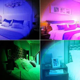 En ligne Sunset Night Light Lamp Projector, 360 Degree Rotation USB Night Light Network Red Light for Home Bedroom R13 (7 Colors + 13 Functional Modes)Pack of 1 Led Light image 3