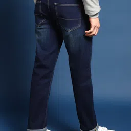 Mast & Harbour Men Jean Slim Fit Light Fade Stretchable Jeans image 3