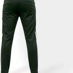 nuvetra Men Solid Olive Track Pants image 4