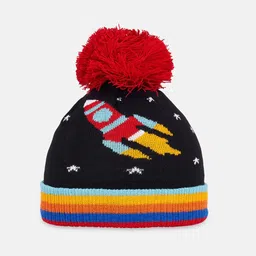 Pantaloons Junior Boys Self Design Beanie image 5