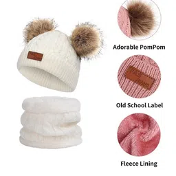 EL REGALO Kids Self Design Woollen Beanie With Neck Warmer image 2